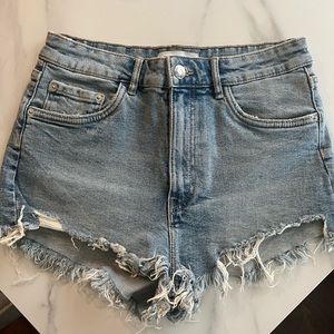 Zara denim shorts